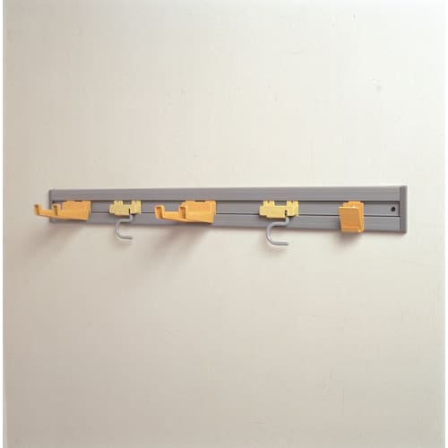 Rubbermaid 34 Inch Closet Organizer Tool Holder Kit, Gray